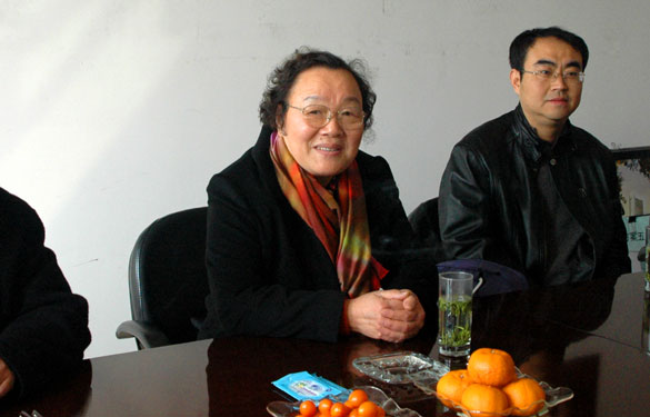 江蘇省質(zhì)量管理協(xié)會常務(wù)副會長浦振英一行來上上集團(tuán)調(diào)研