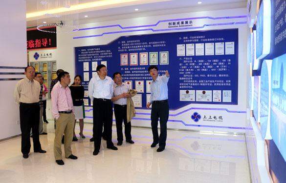 2015年5月8日，江蘇省政協(xié)領(lǐng)導(dǎo)、專家來上上電纜調(diào)研