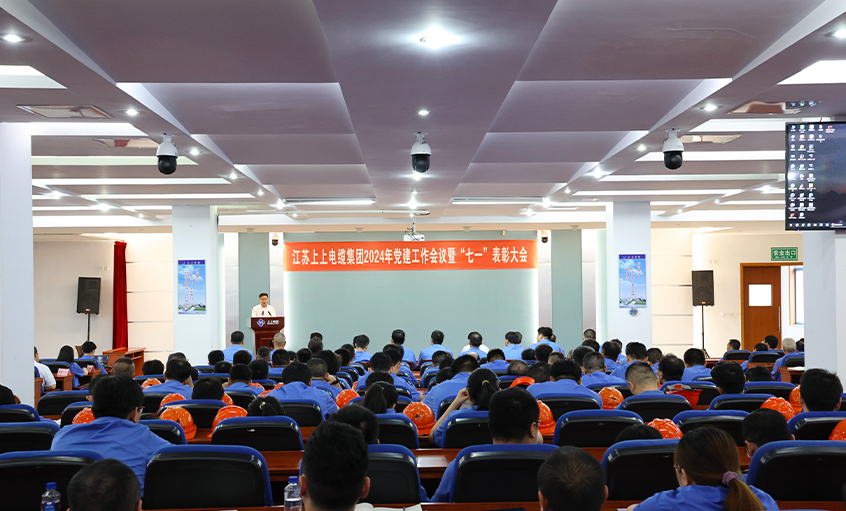 上上電纜召開2024年黨建工作會(huì)議暨“七一”表彰大會(huì)